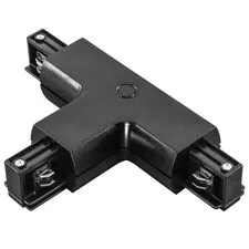 Lightstar 504137 Соединитель трековый трехфазный BARRA T-образный ЧЕРНЫЙ