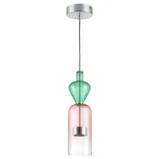 Lightstar 814004 Люстра BELLE LED 1х8W 400LM АЛЮМИНИЙ/МУЛЬТИКОЛОР 3000K