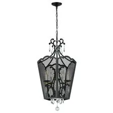 Lightstar 744157 Люстра CASTELLO 5х40W E14 ЧЕРНЫЙ/ЗОЛОТО