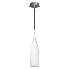 Lightstar 810010 Подвес AGOLA 1х40W E14 ХРОМ/БЕЛЫЙ