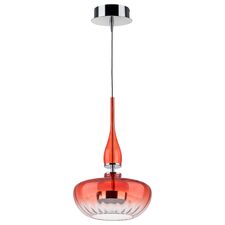 Lightstar 804402 Люстра ASTRA LED 12W 580LM ХРОМ/КРАСНЫЙ 3000K