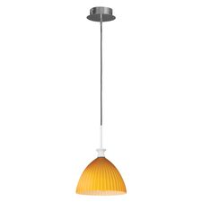 Lightstar 810023 Подвес AGOLA 1х40W E14 ХРОМ/ЯНТАРЬ