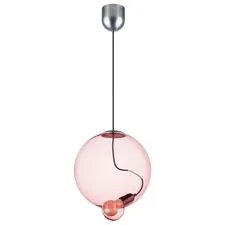 Lightstar 805302 Люстра COLORE 1х8W (led) E27 АЛЮМИНИЙ/РОЗОВЫЙ