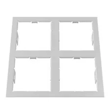Lightstar 214546 Рамка DOMINO QUADRO 2х2 MR16 БЕЛЫЙ
