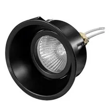 Lightstar 214607 Светильник DOMINO ROUND МR16 ЧЕРНЫЙ