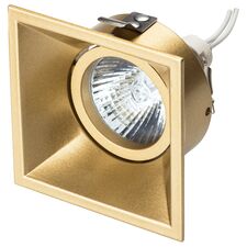 Lightstar 214503 Светильник DOMINO QUADRO MR16 ЗОЛОТО