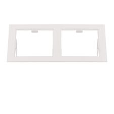 Lightstar 214526 Рамка DOMINO Double QUADRO MR16 БЕЛЫЙ