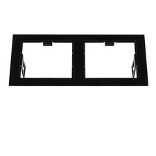 Lightstar 214527 Рамка DOMINO Double QUADRO MR16 ЧЕРНЫЙ