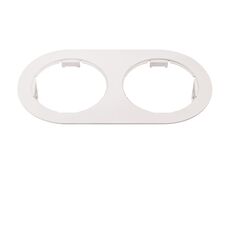 Lightstar 214656 Рамка DOMINO Double ROUND МR16 БЕЛЫЙ
