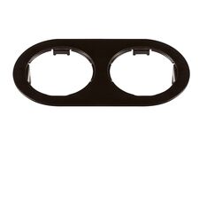 Lightstar 214657 Рамка DOMINO Double ROUND МR16 ЧЕРНЫЙ