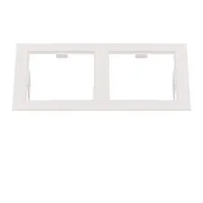 Lightstar 214526 Рамка DOMINO Double QUADRO MR16 БЕЛЫЙ