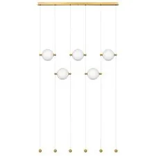 Lightstar 815501 Люстра DAFNE LED 5x8.5W ЛАТУНЬ 3000K