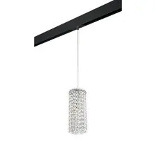 Lightstar PRO795324 Светильник д/1-фазн трека CRISTALLO 1х40W G9 ХРОМ/ЧЕРНЫЙ (795324+595007)
