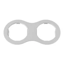 Lightstar 214626 Рамка DOMINO Double ROUND МR16 БЕЛЫЙ