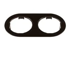 Lightstar 214657 Рамка DOMINO Double ROUND МR16 ЧЕРНЫЙ