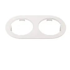 Lightstar 214656 Рамка DOMINO Double ROUND МR16 БЕЛЫЙ