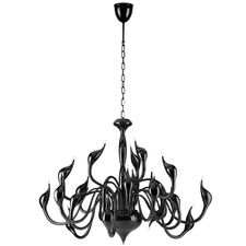 Lightstar 751247 Люстра подв. Cigno collo 24х20W G4 ЧЕРНЫЙ