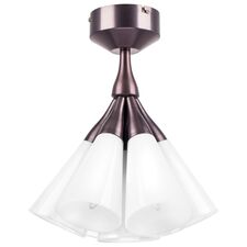 Lightstar 757070 Люстра CONE 7х10W (led) E14 КОФЕЙНЫЙ/БЕЛЫЙ