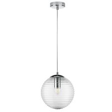 Lightstar 804001 Подвес DISSIMO 1х40W E27 ХРОМ/ПРОЗРАЧНЫЙ
