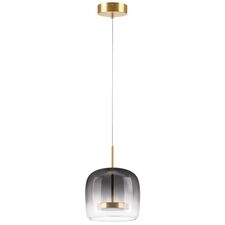 Lightstar 804018 Люстра CUPOLA LED 1х18W 900LM ЗОЛОТО/ДЫМЧАТЫЙ 3000K