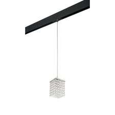 Lightstar PRO795414 Светильник д/1-фазн трека CRISTALLO 1х40W G9 ХРОМ/ЧЕРНЫЙ (795414+595007)