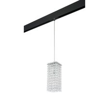 Lightstar PRO795424 Светильник д/1-фазн трека CRISTALLO 1х40W G9 ХРОМ/ЧЕРНЫЙ (795424+595007)