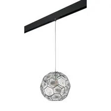 Lightstar PRO724214 Светильник д/1-фазн трека FERMO 1х40W E27 ХРОМ/ЧЕРНЫЙ (724214+595007)