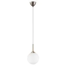 Lightstar 813023 Подвес GLOBO 1х40W E14 champagne gold/white