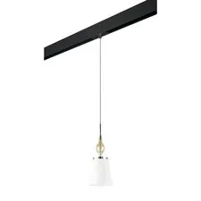 Lightstar PRO806010 Светильник д/1-фазн трека ESCICA 1х40W E14 БЕЛЫЙ/КОНЬЯК/ХРОМ/ЧЕРНЫЙ (806010+595007)