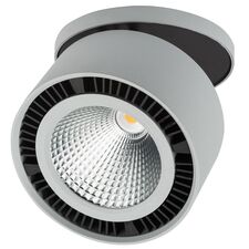 Lightstar 213849 Светильник FORTE INCA LED 40W 3400LM 30G СЕРЫЙ 3000K