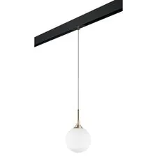 Lightstar PRO813023 Светильник д/1-фазн трека GLOBO 1х40W E14 ШАМПАНЬ/БЕЛЫЙ/ЧЕРНЫЙ (813023+595007)