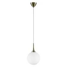 Lightstar 813031 Подвес GLOBO 1х40W E14 electroplating bronze/white