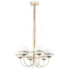 Lightstar 803263 Люстра GLOBO 6х40W E14 ШАМПАНЬ/БЕЛЫЙ