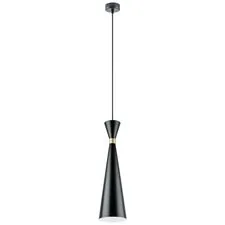 Lightstar 816317 Люстра DUMO 1х40W E27 ЧЕРНЫЙ МАТОВЫЙ/ЗОЛОТО
