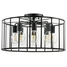 Lightstar 798287 Люстра GENNI 8х40W E27 ЧЕРНЫЙ МАТОВЫЙ/ПРОЗРАЧНЫЙ