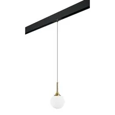 Lightstar PRO813013 Светильник д/1-фазн трека GLOBO 1х40W E14 ШАМПАНЬ/БЕЛЫЙ/ЧЕРНЫЙ (813013+595007)