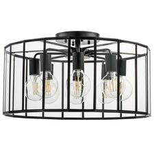 Lightstar 798287 Люстра GENNI 8х40W E27 ЧЕРНЫЙ МАТОВЫЙ/ПРОЗРАЧНЫЙ