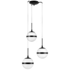 Lightstar 813137 Люстра GLOBO 3х40W E14 black/white