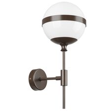 Lightstar 813617 Бра GLOBO 1х40W E14 umber/white