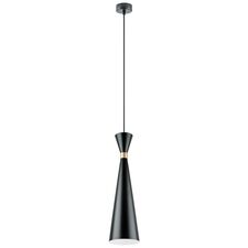 Lightstar 816317 Люстра DUMO 1х40W E27 ЧЕРНЫЙ МАТОВЫЙ/ЗОЛОТО