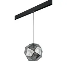 Lightstar PRO724114 Светильник д/1-фазн трека FERMO 1х40W E27 ХРОМ/ЧЕРНЫЙ (724114+595007)