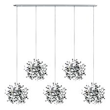Lightstar L5PL721134 Подвес пятерной линейный EXTRA 5x3x5W(led) G9  (721134 - 5 + 572164 -1) ХРОМ