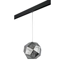 Lightstar PRO724114 Светильник д/1-фазн трека FERMO 1х40W E27 ХРОМ/ЧЕРНЫЙ (724114+595007)