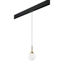 Lightstar PRO813012 Светильник д/1-фазн трека GLOBO 1х40W E14 ЗОЛОТО/БЕЛЫЙ/ЧЕРНЫЙ (813012+595007)