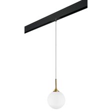 Lightstar PRO813022 Светильник д/1-фазн трека GLOBO 1х40W E14 ЗОЛОТО/БЕЛЫЙ/ЧЕРНЫЙ (813022+595007)