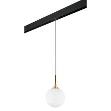Lightstar PRO813032 Светильник д/1-фазн трека GLOBO 1х40W E14 ЗОЛОТО/БЕЛЫЙ/ЧЕРНЫЙ (813032+595007)