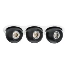 Lightstar i636727272 Светильник INTERO LED 9W*3 850LM*3 24G БЕЛЫЙ/ЧЕРНЫЙ 3000K (217636+217072+217072+217072)