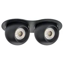 Lightstar i6277474 Светильник INTERO LED 9W*2 850LM*2 24G ЧЕРНЫЙ 4000K (217627+217074+217074)