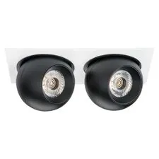 Lightstar i5267272 Светильник INTERO LED 9W*2 850LM*2 24G БЕЛЫЙ/ЧЕРНЫЙ 3000K (217526+217072+217072)