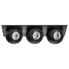 Lightstar i537747474 Светильник INTERO LED 9W*3 850LM*3 24G ЧЕРНЫЙ 4000K (217537+217074+217074+217074)
